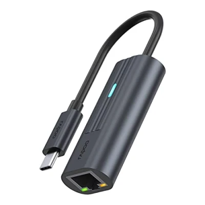 Bild av RAPOO USB C Adapter UCA 1006 to Gigabit LAN