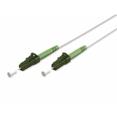 Bild av goobay 59622 fiberoptisk kabel (FTTH)/singelläge (OS2) simplex/SC APC (8) hane till SC UPC hane/fiberoptisk kabel/10 meter