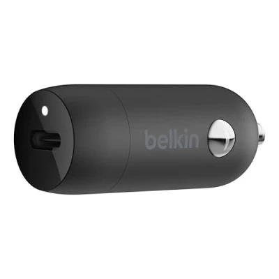 Bild av Belkin USB C snabbladdare för bil 20W med Power Delivery, laddare, billaddare iPhone 15, 14, 13, 12, Samsung Galaxy S24, S23, Google Pixel, iPad Pro, Mini, Note20 och mer