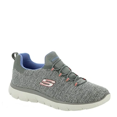 Bild av Skechers Summits Quick Getaway gymnastikskor för dam, grå Blå, 38.5 EU