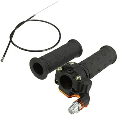Bild av JenNiFer Twist Throttle Accelerator Grips &amp; Cable för ATV Quad Dirt Pit Bike 90/110/125 cc