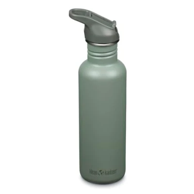 Bild av Klean Kanteen Classic Narrow (Flip Sport) cykeldricksflaskor med drickförslutning av rostfritt stål i grön en volym på 800 ml, 1011196