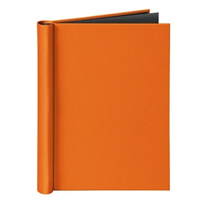 Bild av VELOFLEX 4944330 klämfäste DIN A4 Velocolor, med linnestruktur, kapacitet max. 150 ark, orange, 1 styck