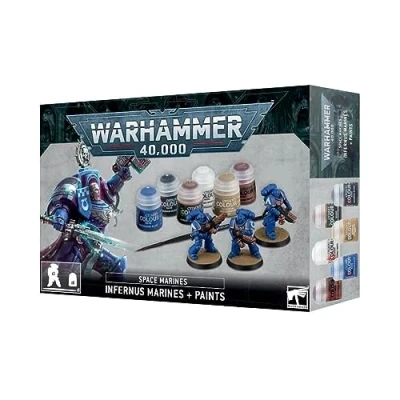 Bild av Games Workshop Spelverkstad Warhammer 40 000 Space Marines Infernus + färgset