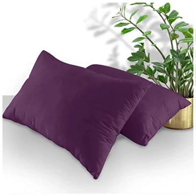 Bild av GC GAVENO CAVAILIA hemmafru örngott 2 pack, andningsbara standardörngott, enkla kuddöverdrag med kuvertstängning, bär, 74 x 48 cm, 708766