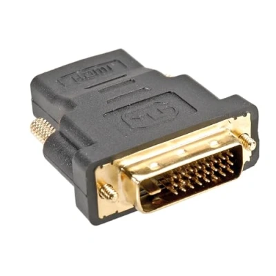 Bild av ROLINE Adapter HDMI Hona till DVI D Hane Konverteringskontakt Uttag Guldkontakter dubbel länk