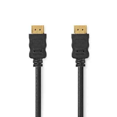 Bild av Nedis High Speed HDMI Cable with Ethernet 4K@60Hz ARC 18 Gbps 5.00 m Round PVC Black