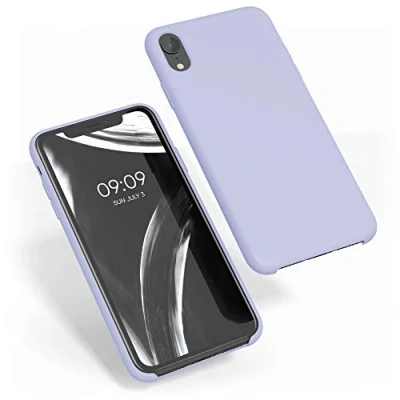 Bild av kwmobile Fodral kompatibelt med Apple iPhone XR mjukt skyddande TPU silikonfodral pastelllila