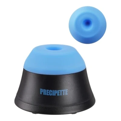 Bild av PRECIPETTE Mini Vortex mixer skakare 3 000 rpm paint Shaker varv/min färgblandare färgskakare för akrylfärger Citadel Vallejo nagellack, ögonfranslim (blå och svart)