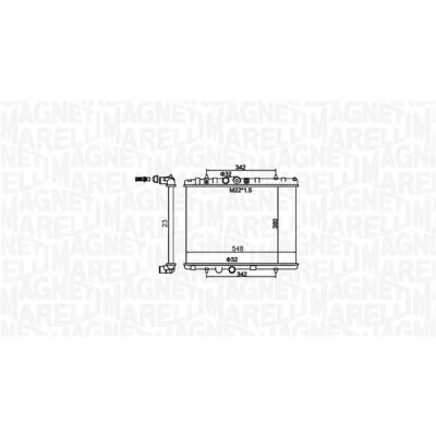 Bild av Kylare, motorkylning Magneti marelli 350213156100