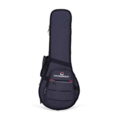 Bild av Crossrock 10 mm vadderad ryggsäcksstil A&amp;F mandolinväska (CRSG107MAFDG)