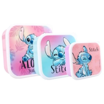 Bild av Lilo &amp; Stitch mellanmålslåda (3 i 1)