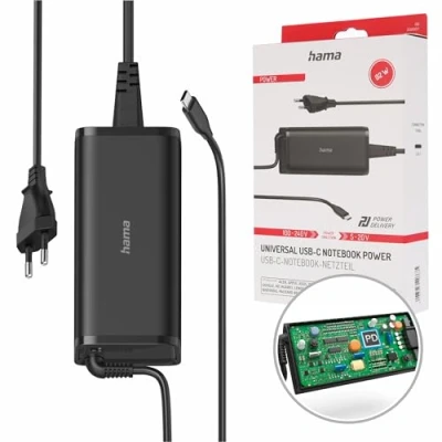 Bild av Hama Universal USB Type C Power Adapter with Delivery 92W