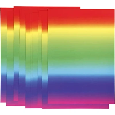 Bild av Creativ Company Rainbow Paper A4 180gr 10 Sheets
