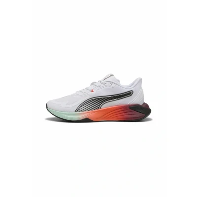 Bild av Puma Unisex Pwr Hybrid Tr Cross Trainer, vit lysande röd rubin skimmer mint Melt, 36 EU