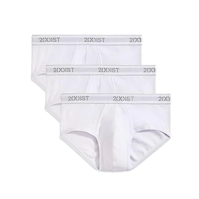 Bild av 2(X) IST Herr ESSENTIAL COTTON CONTOUR POUCH BRIEF 3 PACK Briefs, Vit, XL