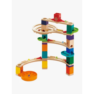 Bild av Hape Medium SET Quadrilla Kugelbahn MIT Bauteilen AUS Kulbana multicoloured för barn, Storlek: One Size, Multi coloured