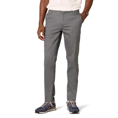 Bild av Amazon Essentials Herr Slim Fit Skrynkelbeständig platt framsida, stretch Chino byxa, kol, 33 B x 34 L