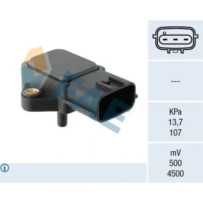 Bild av FAE 15272 Capteur, pression du tuyau d&#039;admission SUBARU: Forester II, Impreza II Berline, III 5 portes, MAZDA: MX 2