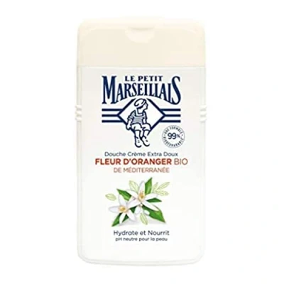 Bild av Le Petit Marseillais Extra mjuk kräm dusch och bad, återfuktar ger näring, ekologisk apelsinblomma, 250 ml