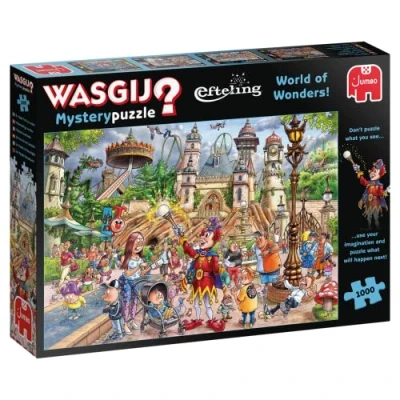 Bild av Jumbo Wasgij Mystery 24 World of Wonders JUM25021 Pussel, Flerfärgad, 1000 bitar