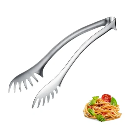 Bild av Westmark Spaghetti Och Buffet Tongs Pro, Kökstång Rostfritt Stål, Innovativ Tong, Serveringstång För Pasta, Sallad &amp; Sparris, Silver, 29.5 Cm