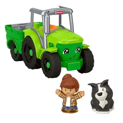 Bild av Fisher Price Little People Push &amp; Play Tractor