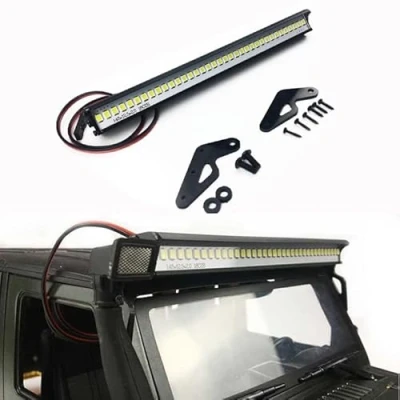 Bild av WANGCL rc bil LED ljusstång en rad taklampa ljussats 36 150 mm för 1/10 fjärrkontroll monster truck storfot rally bilar kompatibla med TRX4 SCX10 90046 D90