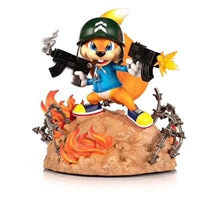 Bild av First 4 Figures Conker&#039;s Bad Fur Day Resin Painted Statue: Soldier Conker (Standard Edition) Figur