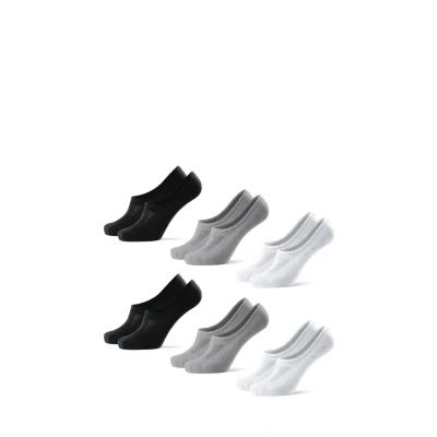 Bild av Danish Endurance Bamboo 6 PACK Ankelsockor, Storlek: 39 42, Multicolour (black, grey, white)