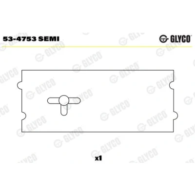 Bild av GLYCO 53 4753 SEMI Support d&#039;arbre à came