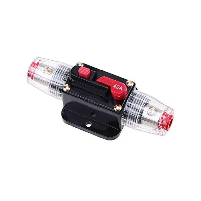 Bild av Mintice 12 V 40 A bilmotor ljud solenergi inline kretsbrytare säkringshållare skydd stereo