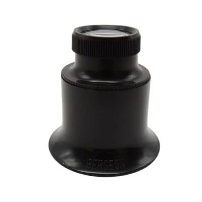 Bild av BERGEON 1458 A 12 Watchmakers dubbel lins glasögon lupp x förstoring, Svart, M