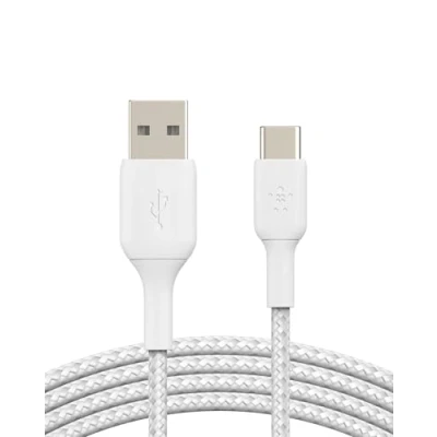 Bild av Belkin Boost Charge USB C Braided Cable 2 Meter Vit