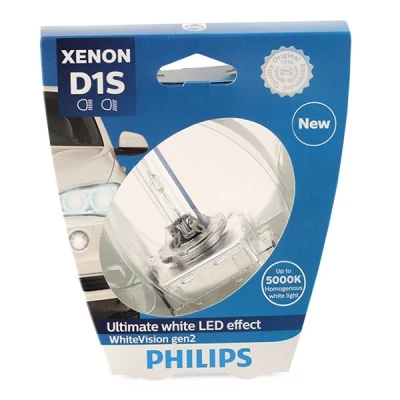 Bild av PHILIPS 85415WHV2S1 Ampoule, projecteur longue portée D1S 85V 35W 5000K Xénon BMW: X6, 1 5 portes, Coupe, RENAULT: MEGANE 3 Coupe