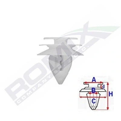 Bild av ROMIX C70138 Clip MAZDA: 6 3/5 portes, CX 7, 5