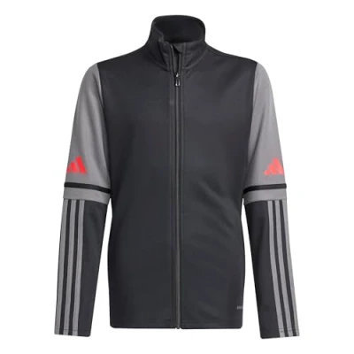 Bild av adidas Unisex Barn SQUADRA25 TRAINING JACKET KIDS, black/team grey four/pure ruby, 9 10 Years