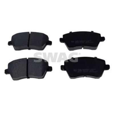 Bild av SWAG 60 91 6523 Jeu de plaquettes frein Essieu avant contact signal d&#039;usure exclu avec tôle anti bruit RENAULT: Clio 3, 4, Megane 4