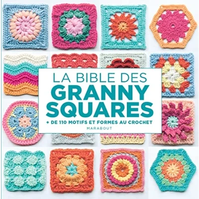 Bild av La bible des Granny squares: + de 110 motifs et formes au crochet