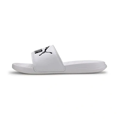 Bild av Puma Unisex Popcat 20 Jr strand och poolskor, vit svart 43 EU