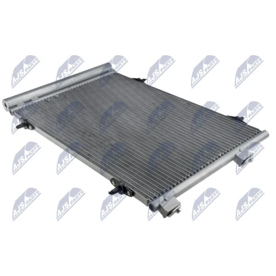 Bild av NTY CCS CT 000 Condenseur De Clim avec déshydrateur Aluminium 574 R 134a CITROËN: C5 III Break, 3, PEUGEOT: 508 I Berline, SW