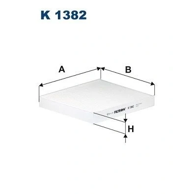Bild av FILTRON K 1382 Filtre d&#039;habitacle à particules 240 209 30