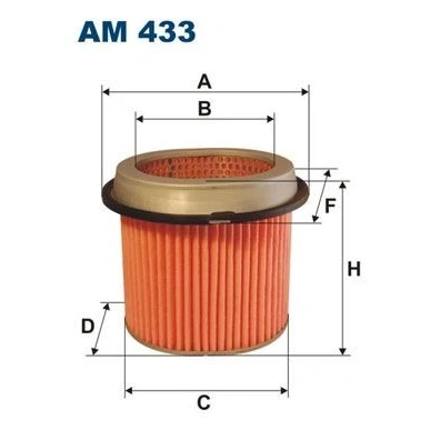 Bild av Luftfilter FILTRON AM 433