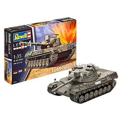 Bild av Revell LEOPARD 1, Tank model, Monteringssats, 1:35, Plast, Ambitiös