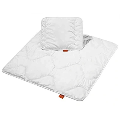 Bild av Sleepling 196277 Babysängsset medium. året runt täcke 80 x cm och platt kudde 35 40 Tillverkad i EU Ökotex 100 tvättbar 60 grader