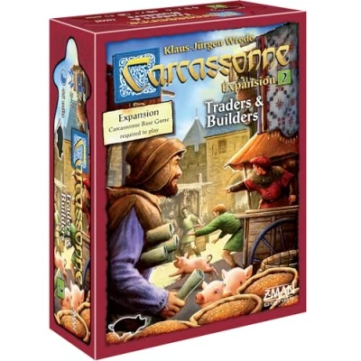 Bild av Z Man Games, Carcassonne Traders &amp; Builders, Board Game EXPANSION 2, Ages 7 and up, 2 6 Players, 45 Minutes Playing Time