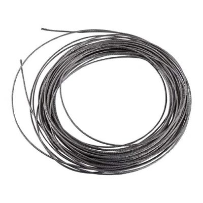 Bild av Vajer rostfri stållina 1,5 mm diameter 304 stålkabel, längd 15 meter, 7 x