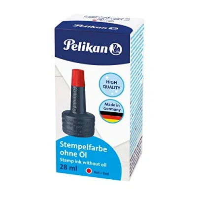 Bild av Pelikan 351221 stämpelfärg 4K, utan olja, 28 ml, röd