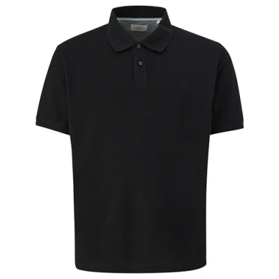 Bild av s.Oliver Basic Knopfleiste Kragen STÜCK Piké, Storlek: 4XL, Schwarz