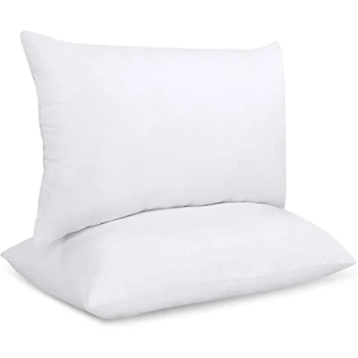 Bild av Utopia Bedding Innerkuddar (Set med 2), 30 x 50 cm Soffkudde, Dekorativa kuddar, Ihålig Fiber Kudde (Vit)